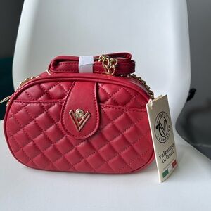 Brand New Red Valentino Orlandi leather crossbody camera bag